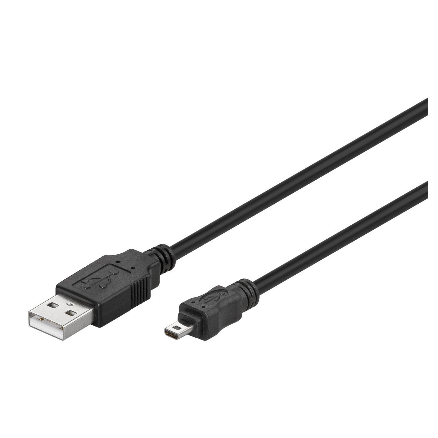 Cable USB Microconnect Mini USB B 8P 1.8m M-M Alta Velocidad