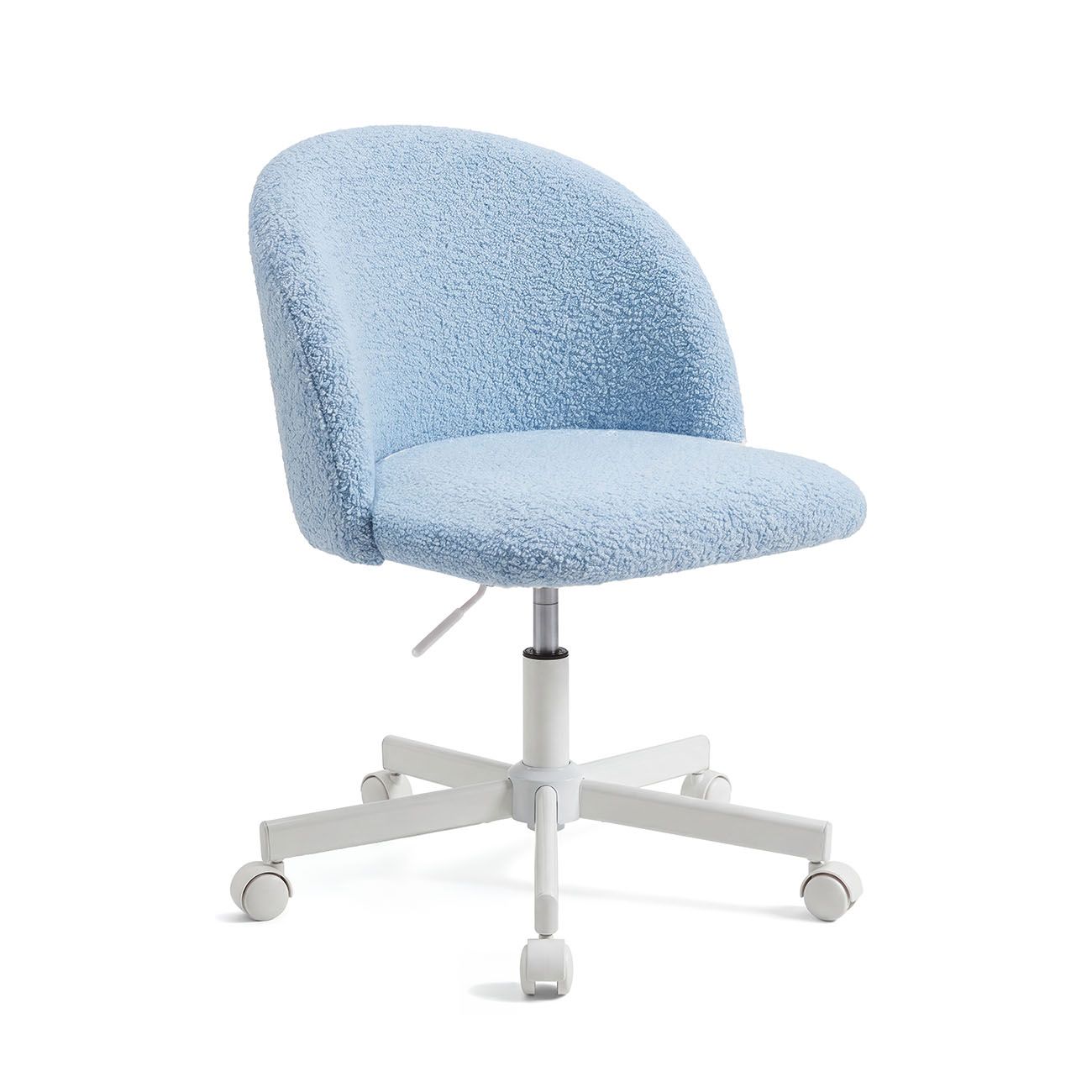 Silla de escritorio tapizada en borreguito 76-89,5 cm Candy