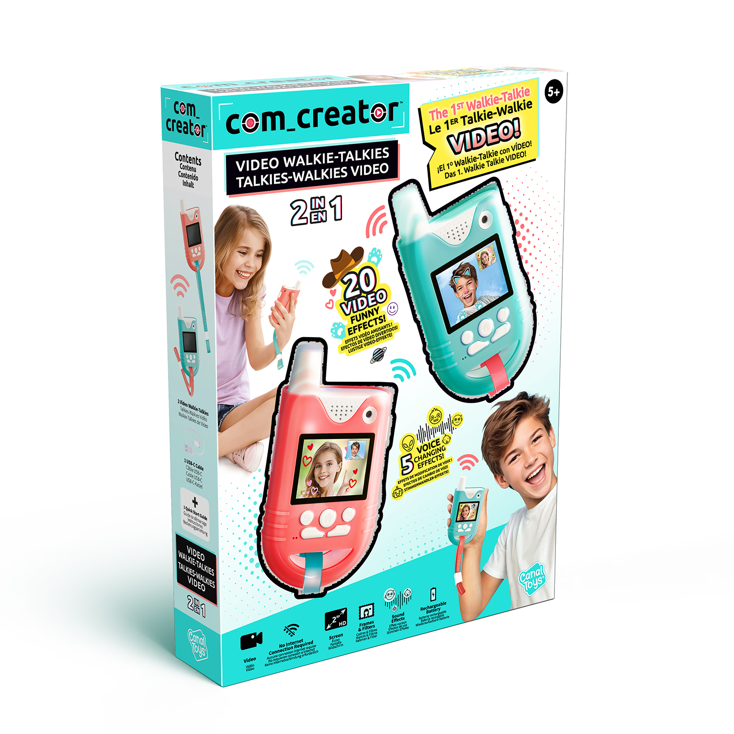 Video Walkie Talkies - Com Creator - Canal Toys - INF042