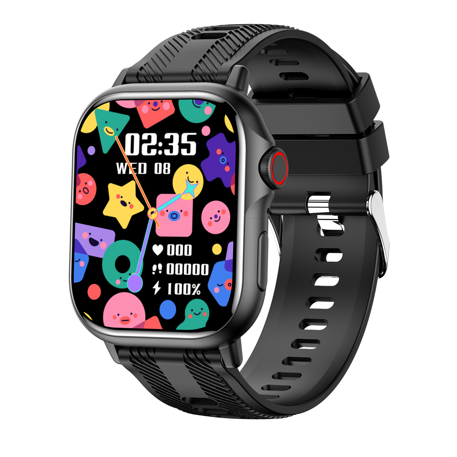 DAM. Smartwatch B05 con llamadas BT, notificaciones push. Monitor deportivo y de salud. Corona multifunción. 4x1x6cm