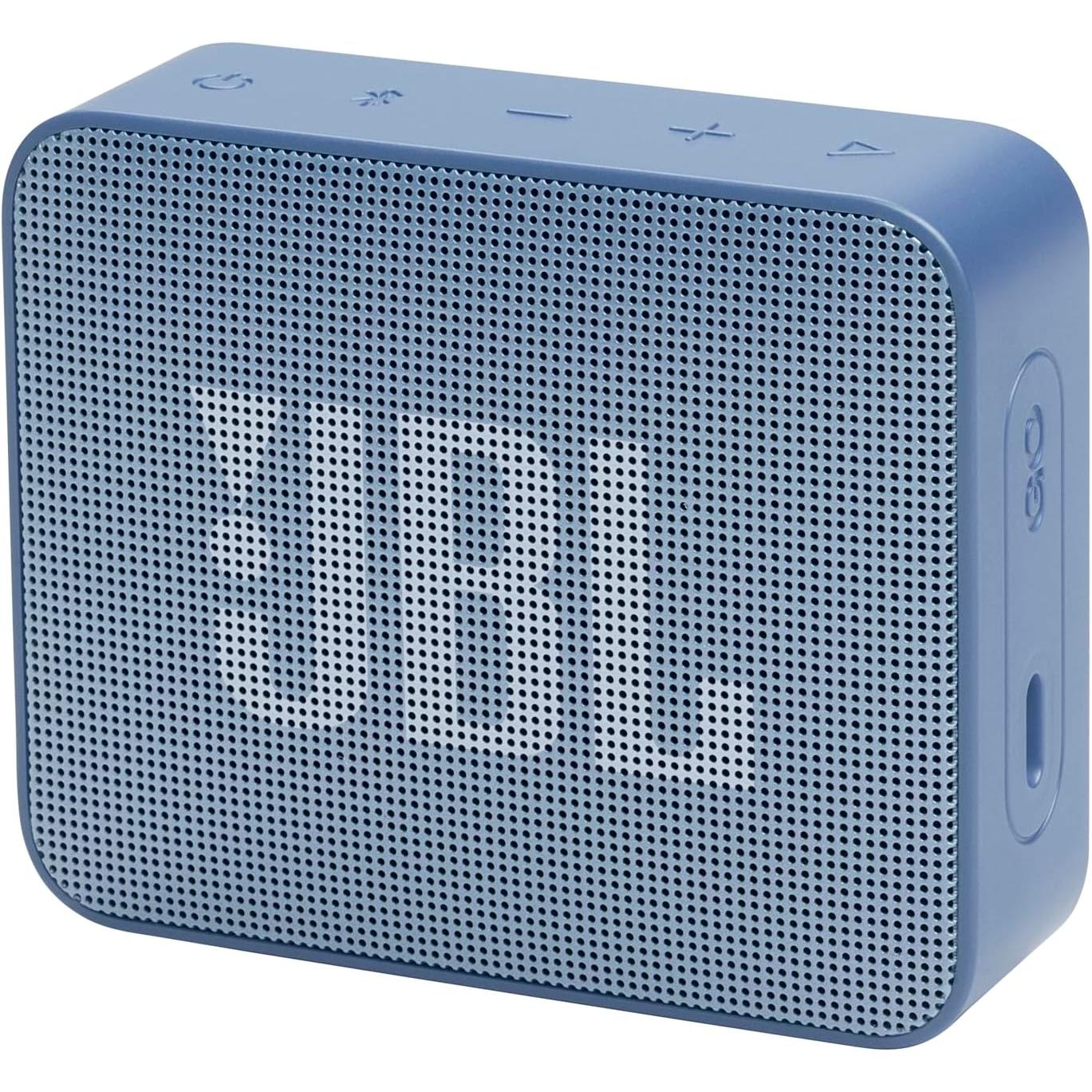 JBL GO Essential, Altavoz Bluetooth, 3.1W RMS, 5H, Resistente al Agua IP67, Negro, Azul