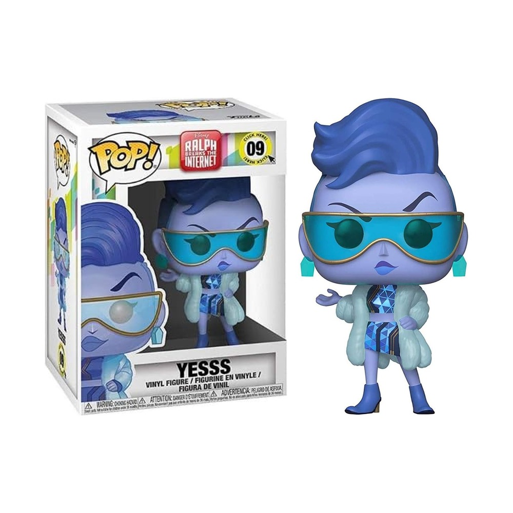 FUNKO POP! DISNEY RALPH ROMPE INTERNET - YESSS, 33414, Nº 09, TIENDA CON LICENCIA OFICIAL, FIGURA, JUGUETE, CABEZÓN, VINILO, MUÑECO, PELÍCULA, DIBUJOS