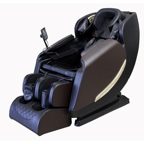 DUPI Sillón de Masaje Eléctrico con Gravedad Cero y Presoterapia - Confort de Polipiel y Bluetooth