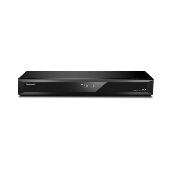 Panasonic DMR-BST760AG - Reproductor de BLU-Ray y grabadora con sintonizador Twin HD DVB-S, Disco Duro de 500 GB, 4K upscaling, Ultra HD, grabación simultánea, Smart Ready, Color Negro