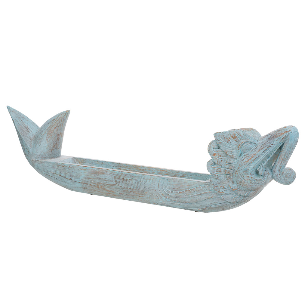 Wonderlust Deco - Bowl dragon 105x11x28 Azul 105x11x28h cm