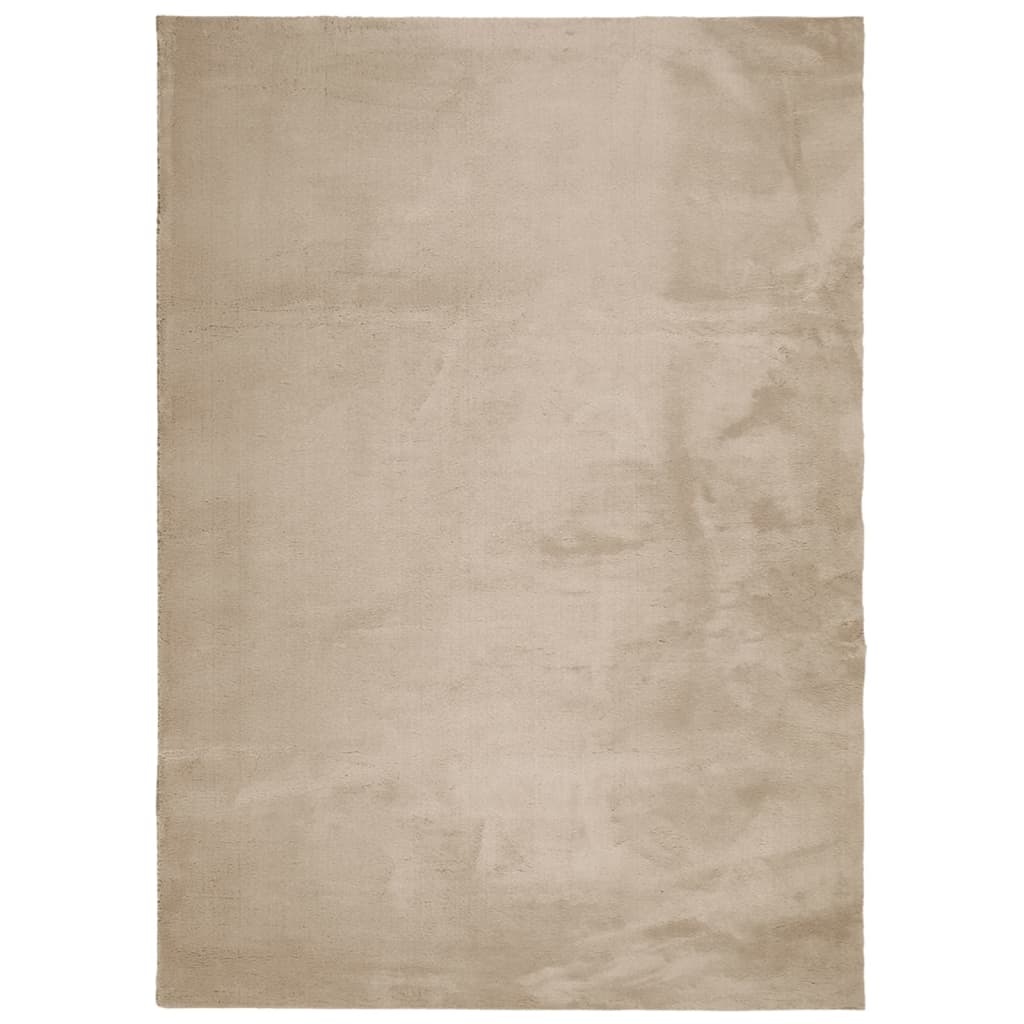 Vidaxl Alfombra de Pelo Corto Suave Lavable HUARTE 200x280cm Color Antracita