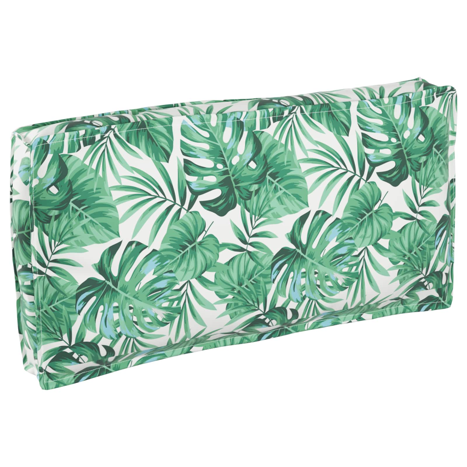 vidaXL Cojín Patrón de hoja 120 x 60 x 12 cm Tela Oxford Hoja
