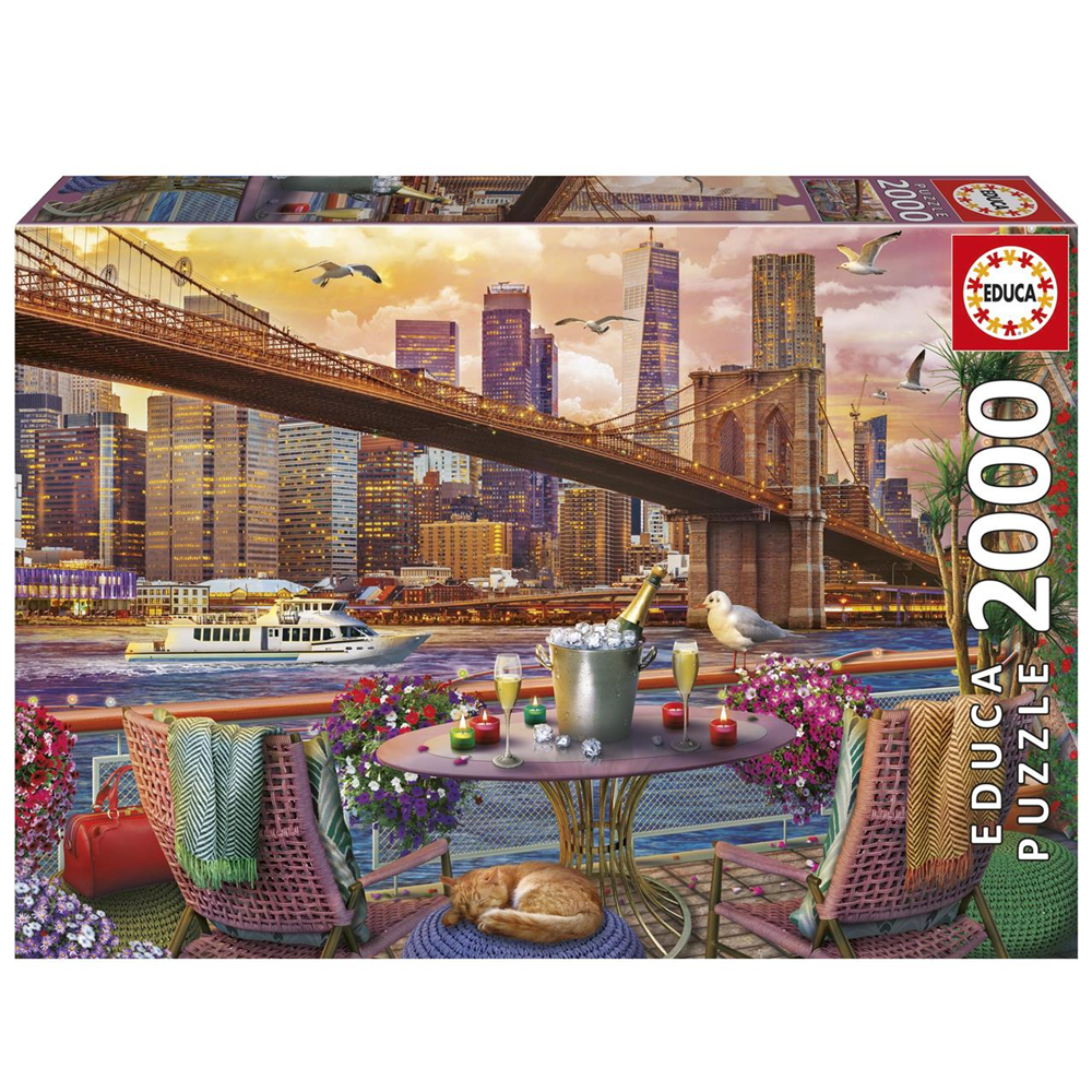 Puzzle 2000 piezas Romance En Ny (Educa 20575)