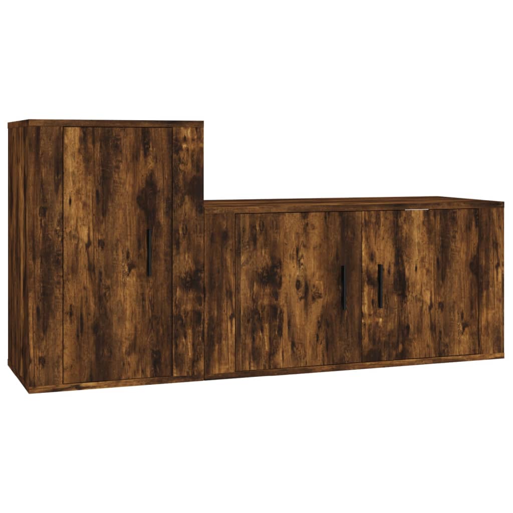 Vidaxl Set de Muebles para TV 2 Piezas Madera Contrachapada