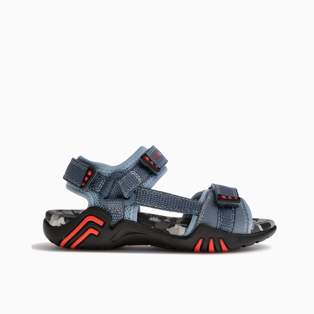 Sandalias planas niño PABLOSKY 982010 CALIFORNIA VELCROS BLUE-RED 36302 25V