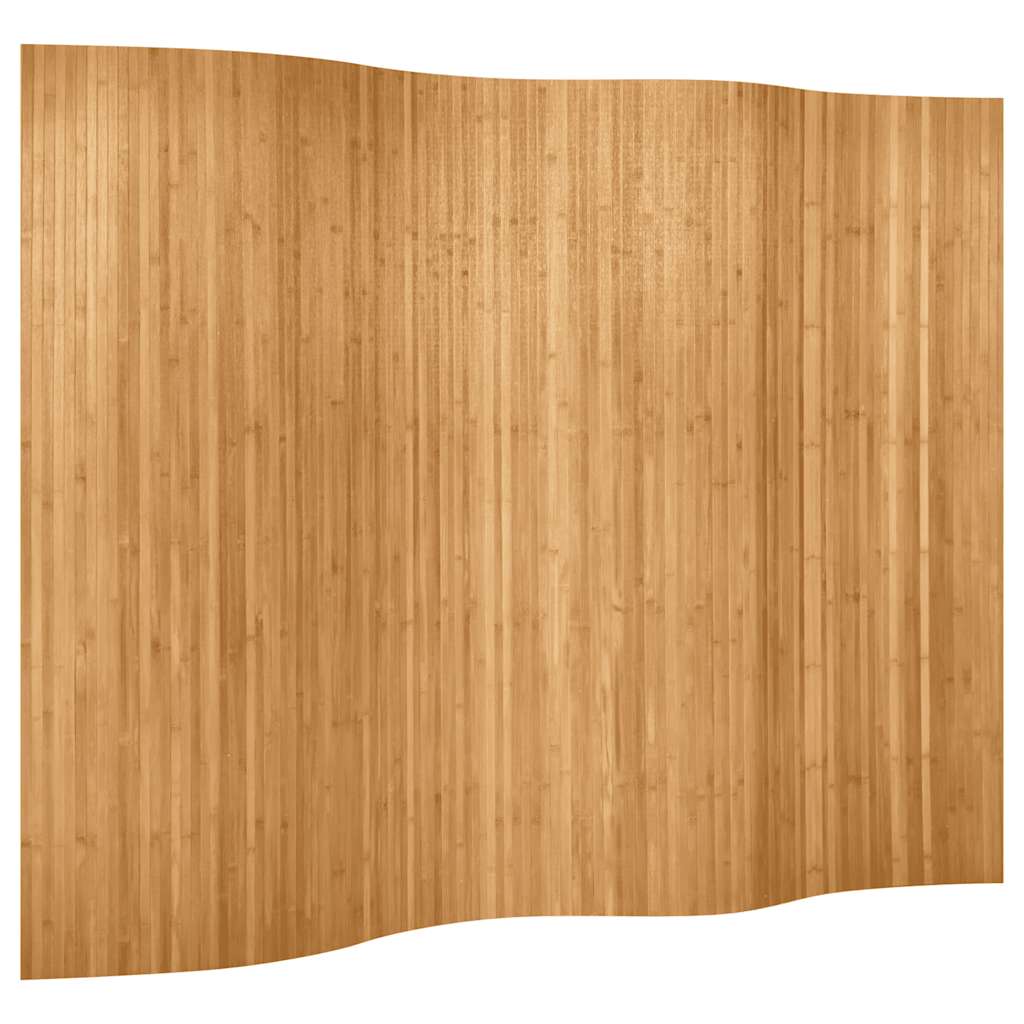 vidaXL Biombo divisor bambú natural 250x165 cm
