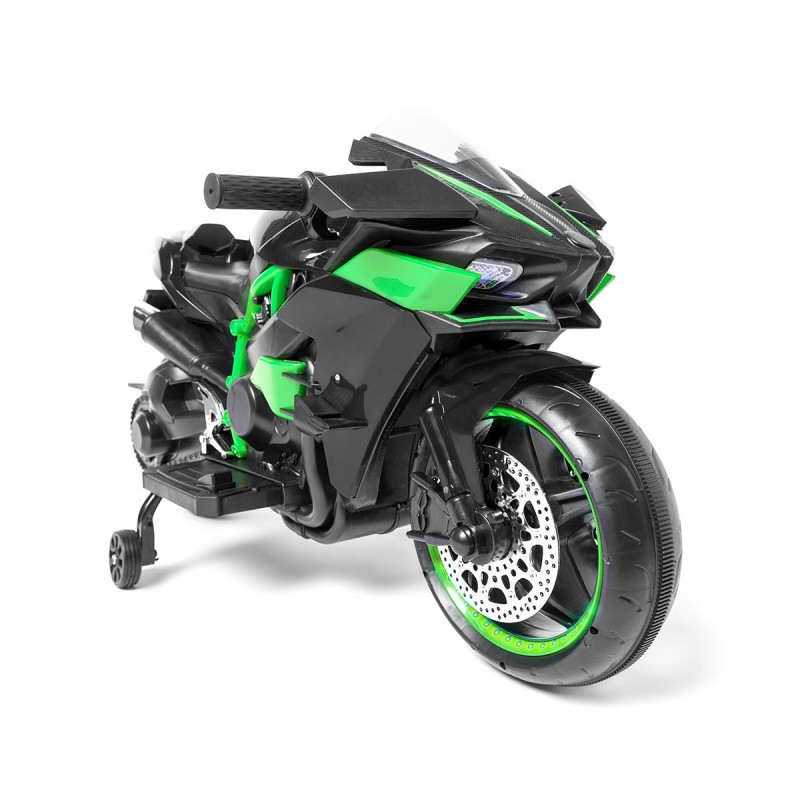 Ataa Cars Ataa Matrix Moto Eléctrica Infantil 12V con Luces LED y Música - Seguridad con Ruedines Auxiliares