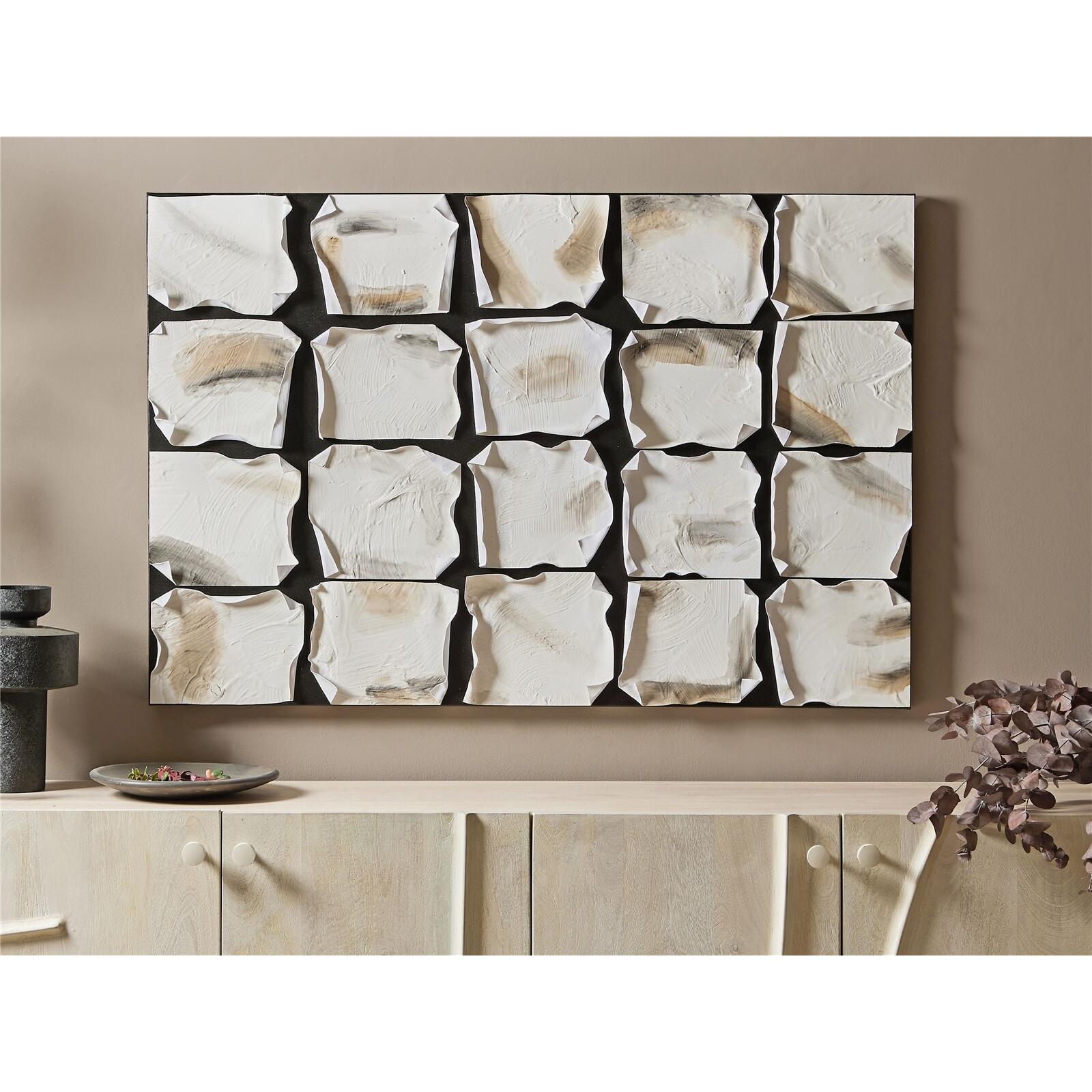 Lienzo abstr. laminas apariencia ahumada 80x120 cms. 80x3x120 cms. El mejor complemento para tu hogar.