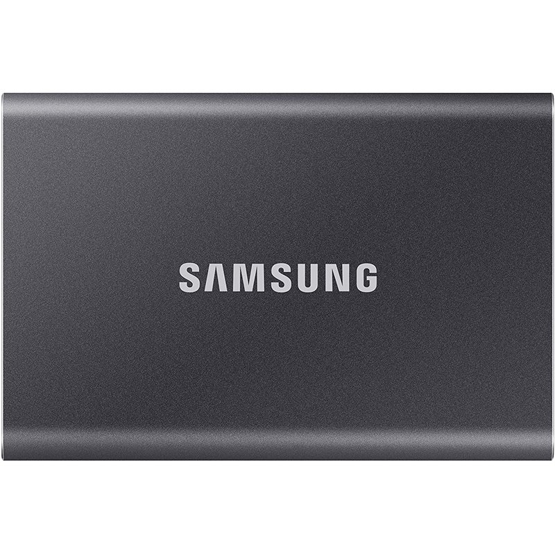 Disco Externo SSD Samsung Portable T7 1TB/ USB 3.2/ Gris