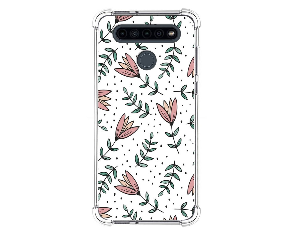 Funda Silicona Antigolpes para Oppo A15 diseño Flores 01 Dibujos