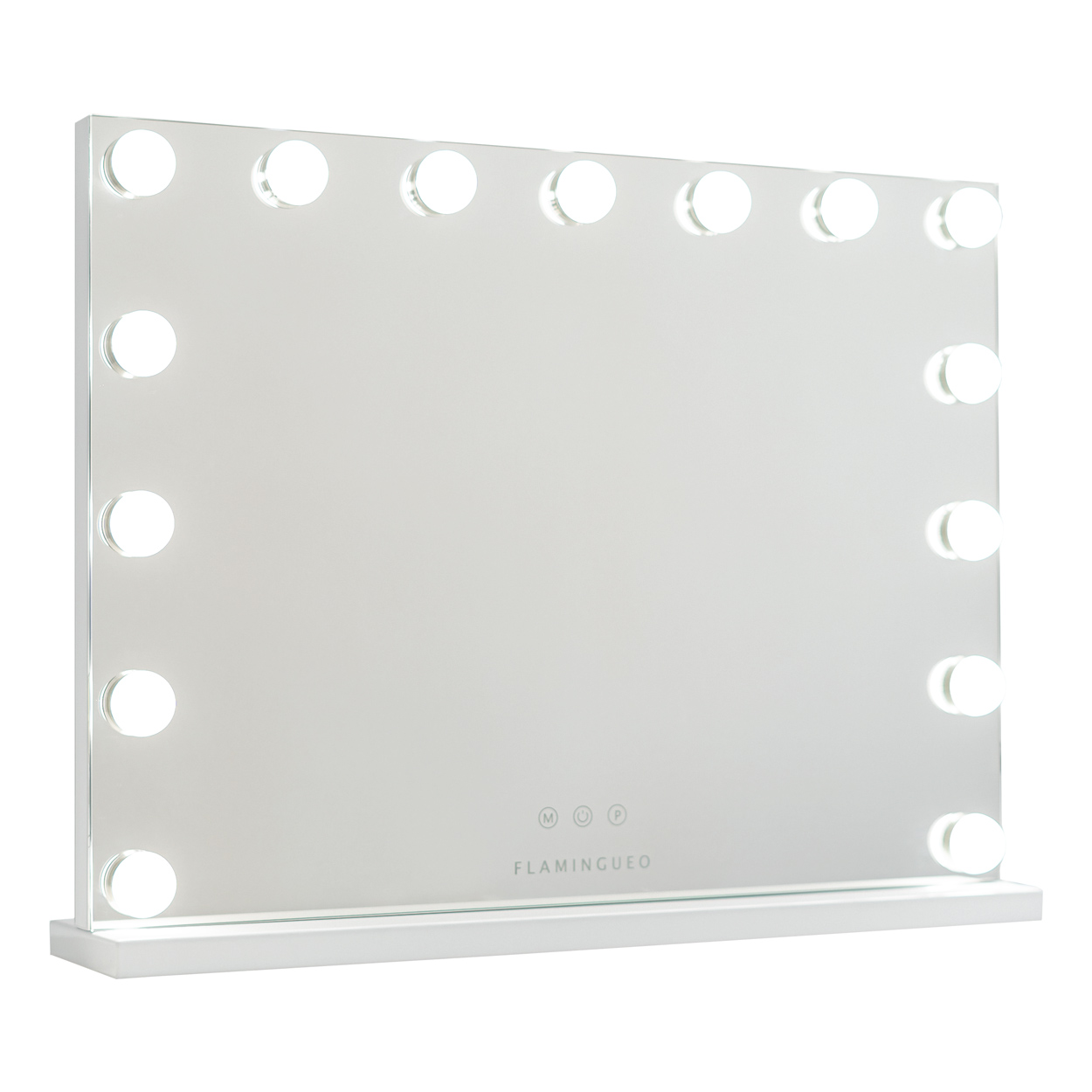 Flamingueo Espejo Maquillaje con Luz - Espejo Tocador 15 Bombillas Led Tocador de Maquillaje con Luz 3 Modos Vanity Mirror Espejo Led Maquillaje