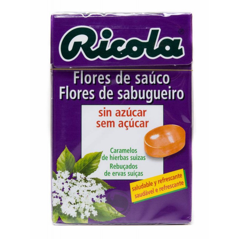 RICOLA CARAMELO FLORES DE SAUCO 50 G.