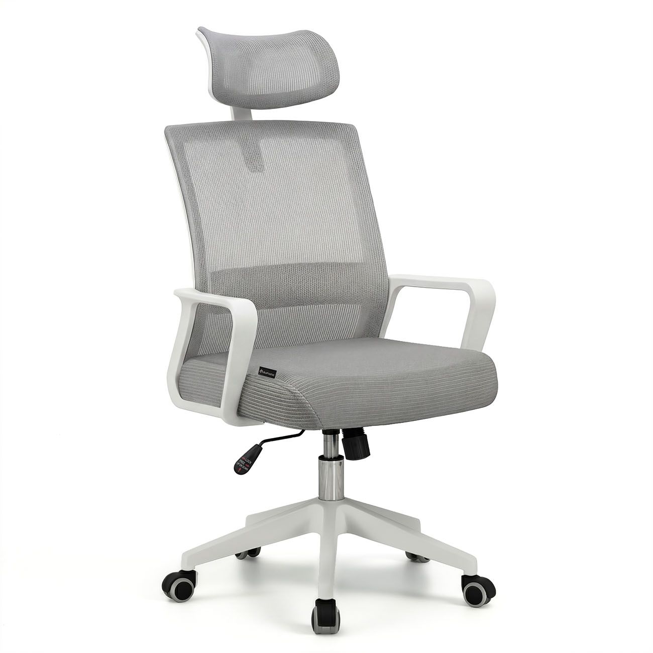 duehome - Silla de oficina ergonómica 111-121x51 cm Dafne Tex