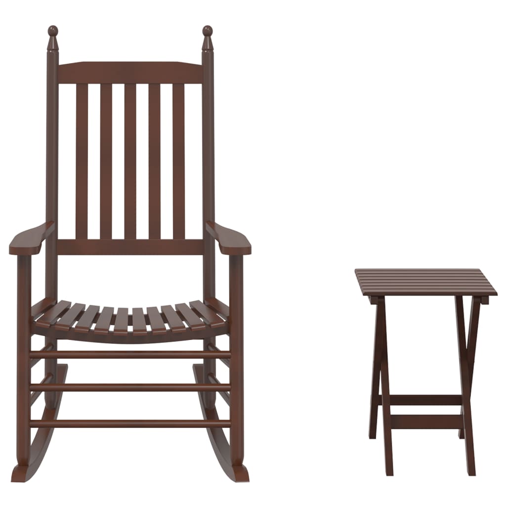 vidaXL Mecedoras con Asientos Curvos Sillones Sillas de Jardín Madera Maciza