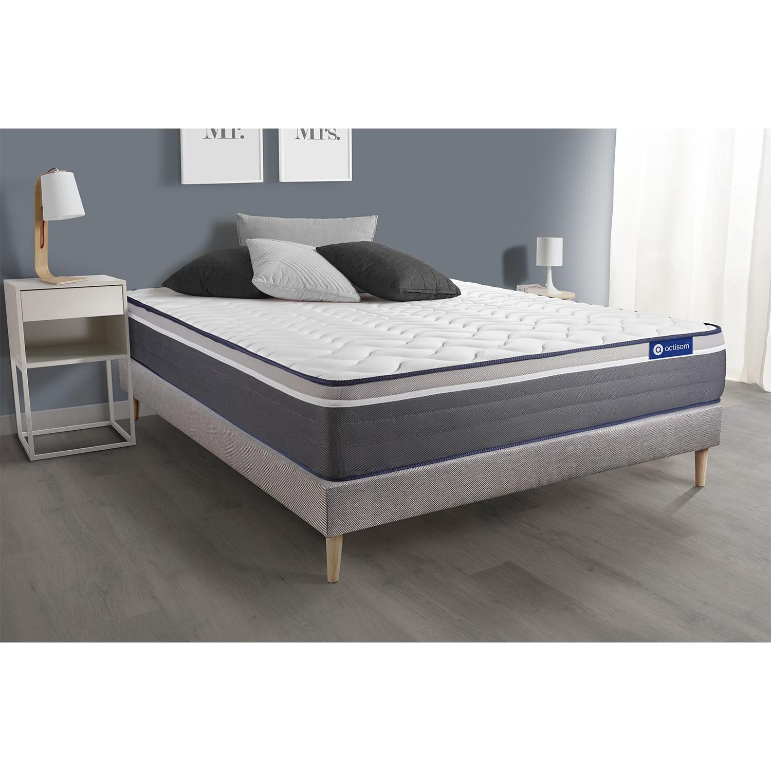 Pack colchón Actiflex plus 120x210cm + Somier, Muelles ensacados y espuma viscoelástica