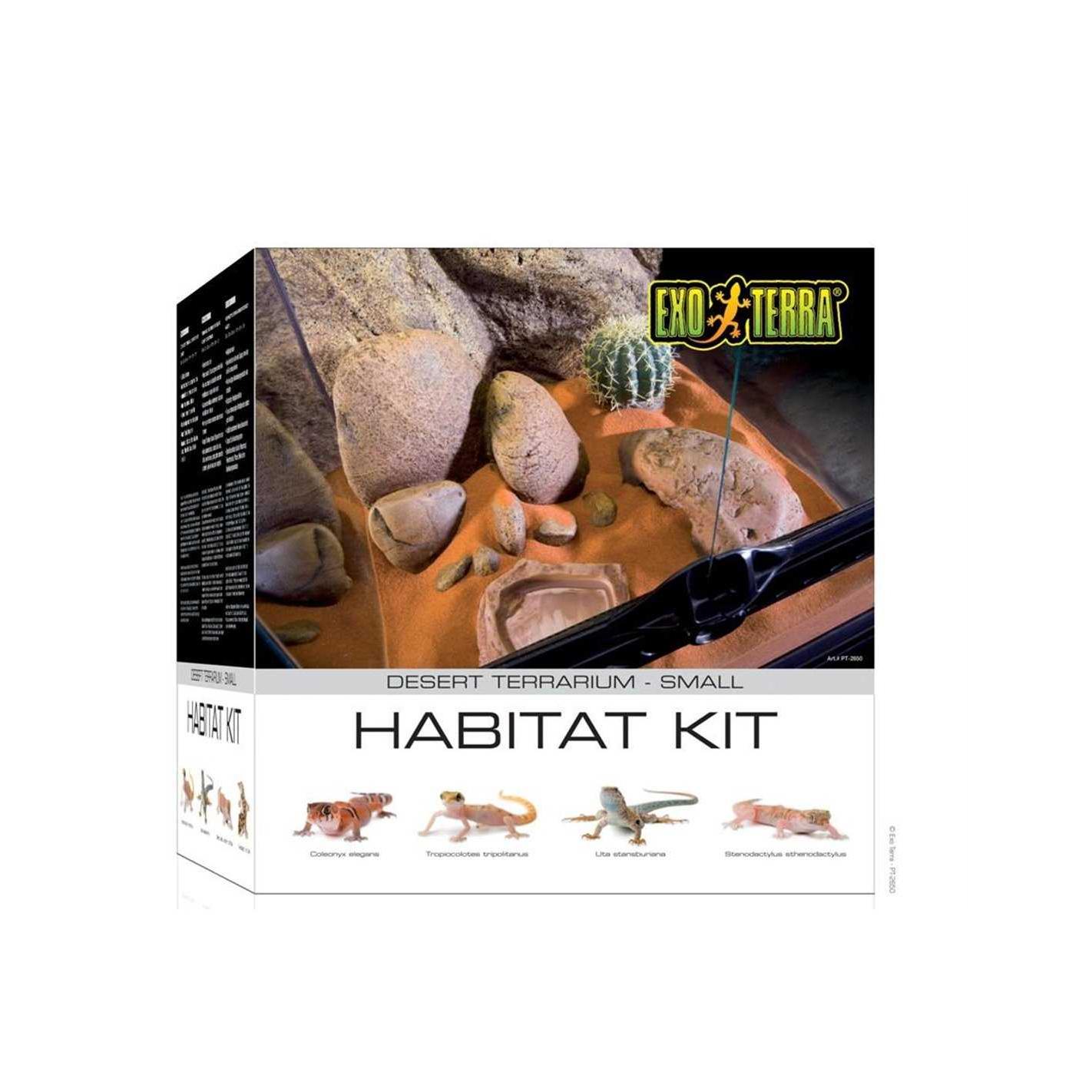 Exo Terra Habitat Kit Desértico 27L S. 30x30x30