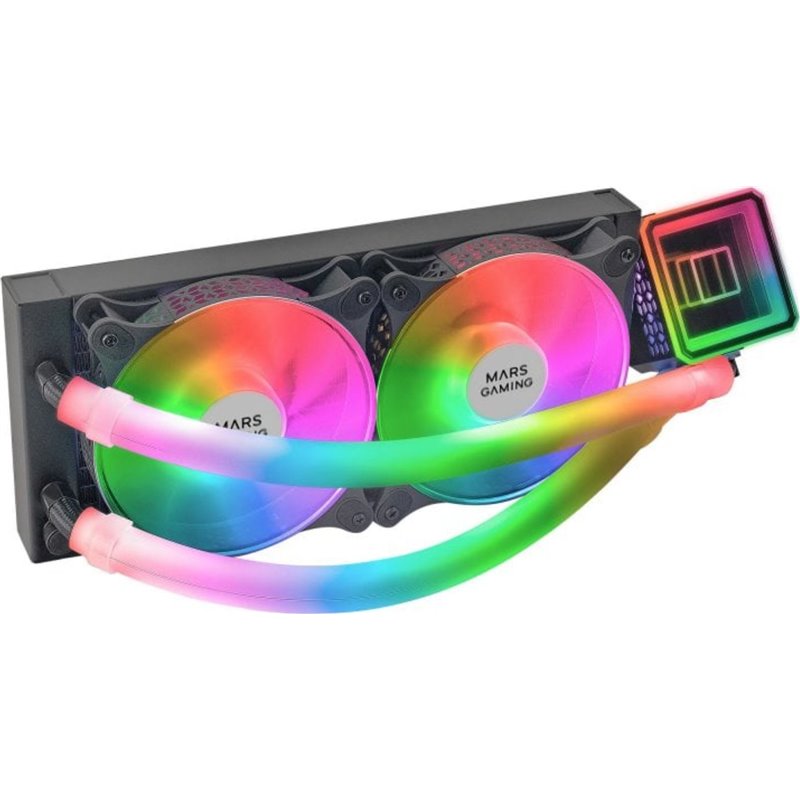 Mars Gaming ML-ULTRA240 ARGB Kit Refrigeración Líquida 240mm, Negro