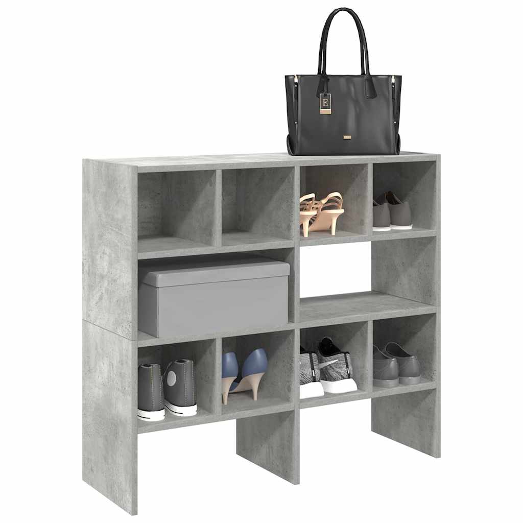 vidaXL Zapateros 2 uds apilables 89,5x30x40 cm en color Roble Sonoma/Gris hormigón/Marrón roble y más