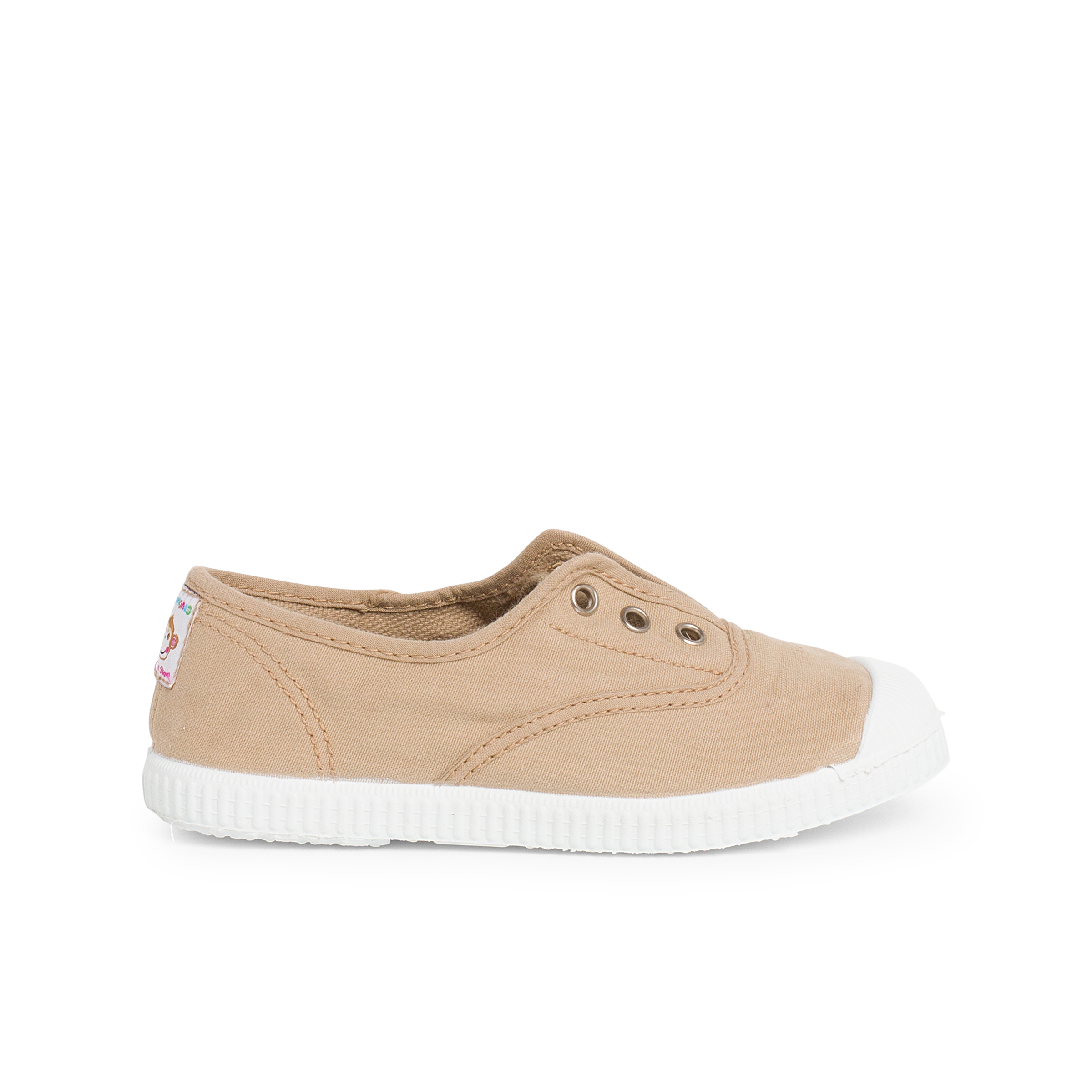 Pisamonas Zapatillas Lona Punta Goma Sin Cordones