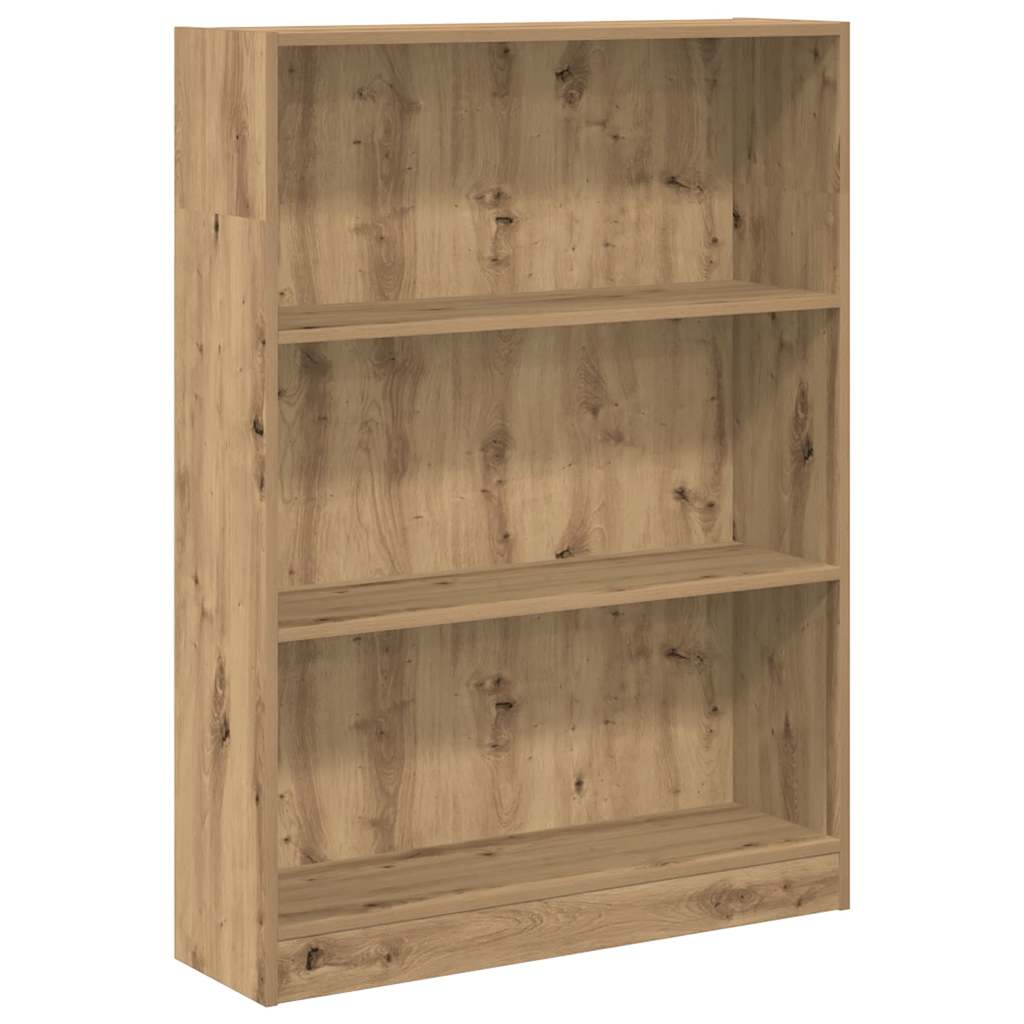 vidaXL Estantería de madera de ingeniería 80x24x109 cm Multicolor