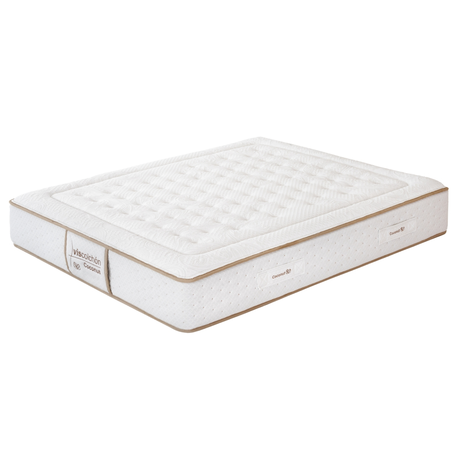 FACTORY COLCHON - Colchón Viscoelástico Viscolchón Coconut Tejido 3D Air System Doble Núcleo SuperSoft Transpirable Hipoalergénico Doble Capa Viscoelástica Altura 30cm Firmeza Baja