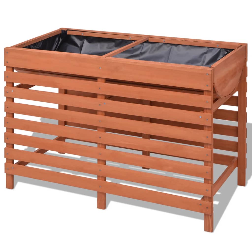 vidaXL Jardinera de madera 100x50x71 cm