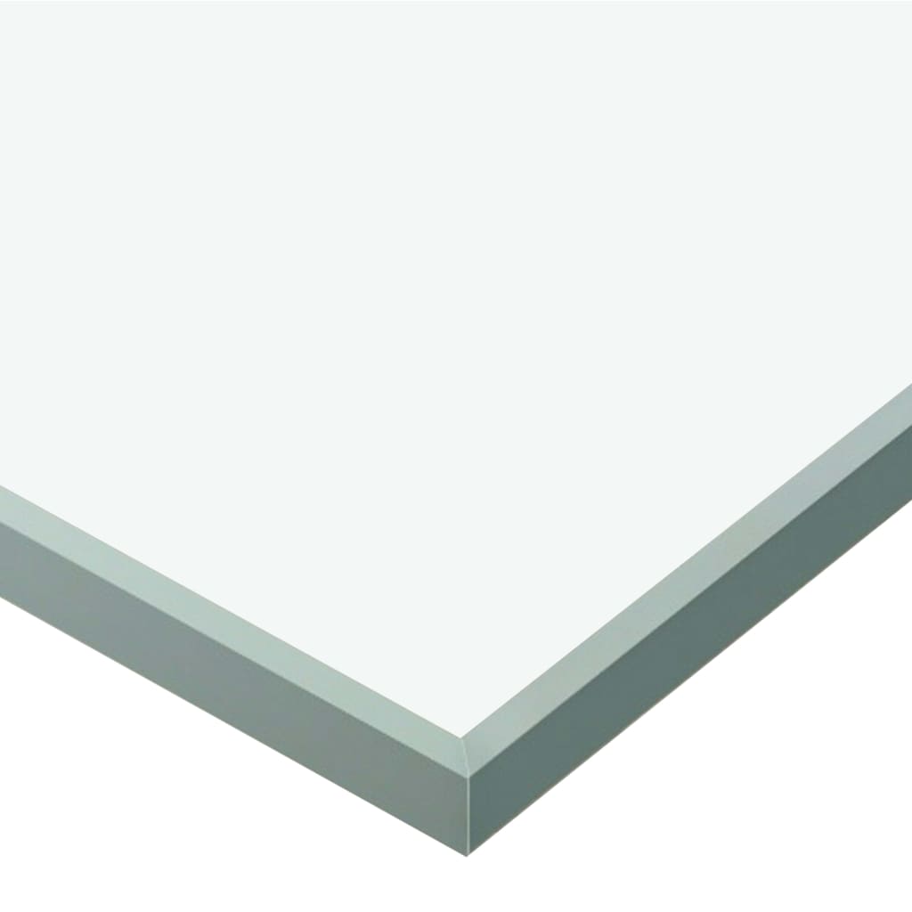 vidaXL Puerta corredera con topes suaves vidrio ESG aluminio 76x205 cm