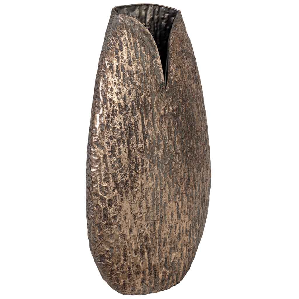 Wonderlust Deco - Jarrón de metal dorado 48x13.5x72.5h cm Dorado 48x13.5x72.5h cm