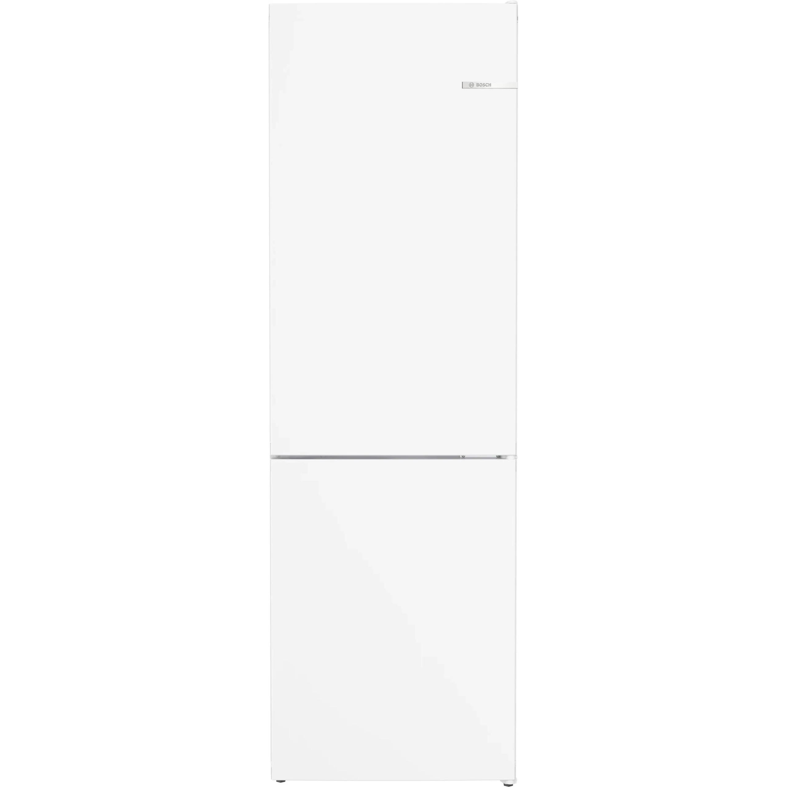 Bosch - Frigorífico combi No Frost KGN362WED de 186 cm alto y 60 cm ancho, 326 L, clase energética E, blanco, Serie 4