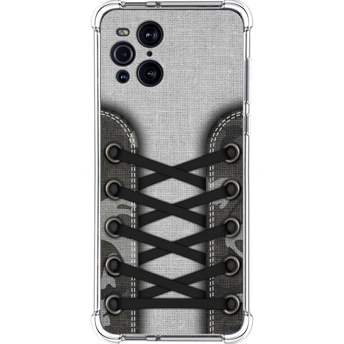 Tumundosmartphone Funda Silicona Antigolpes para Oppo Find X3 Pro 5G diseño Zapatillas 16 Dibujos
