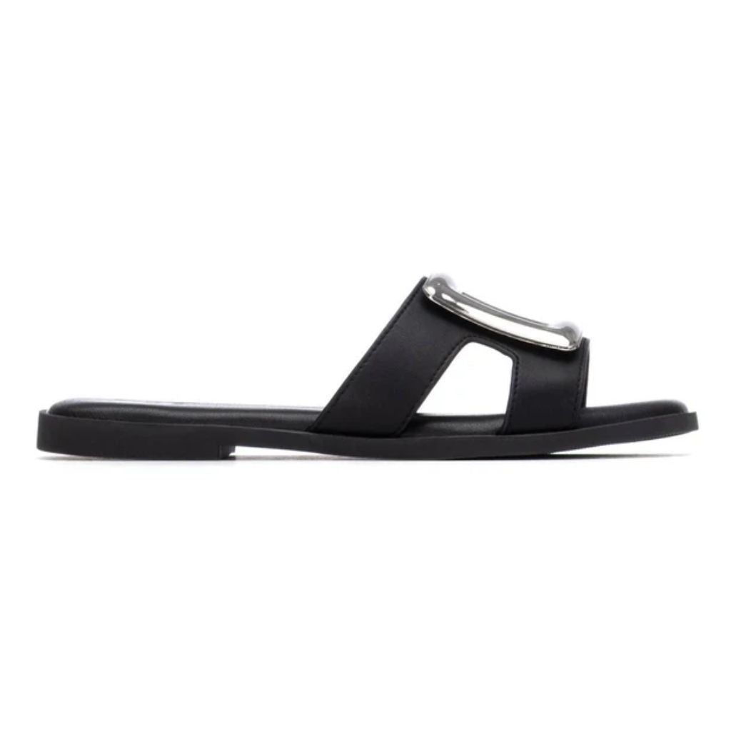 SANDALIAS PALA XTI CON APLIQUE METÁLICO MUJER