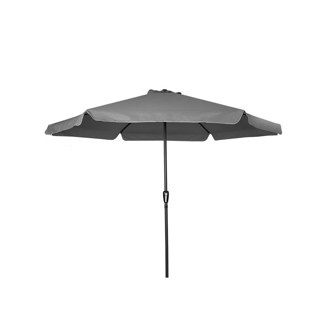Acomoda Textil – Sombrilla de Jardín con Faldón Protector y Forro Anti UV para Exterior. Parasol de Aluminio Estable con Manivela, Toldo Octogonal 3 M Ø para Terraza y Patio.