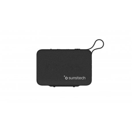 Sunstech - Altavoz Bluetooth GOBEAT portátil 8 W con sonido estéreo, batería de 2200 mAh y resistencia IPX5 para exterior