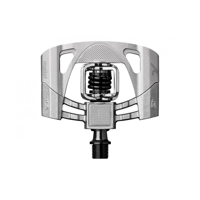 CRANKBROTHERS - Pedales Mallet 2 para bicicleta de montaña y gravel, plataforma de aluminio 6061-T6 con entrada por 4 lados, liberación personalizable y rodamientos premium Enduro e Igus LL, peso 508 g por par