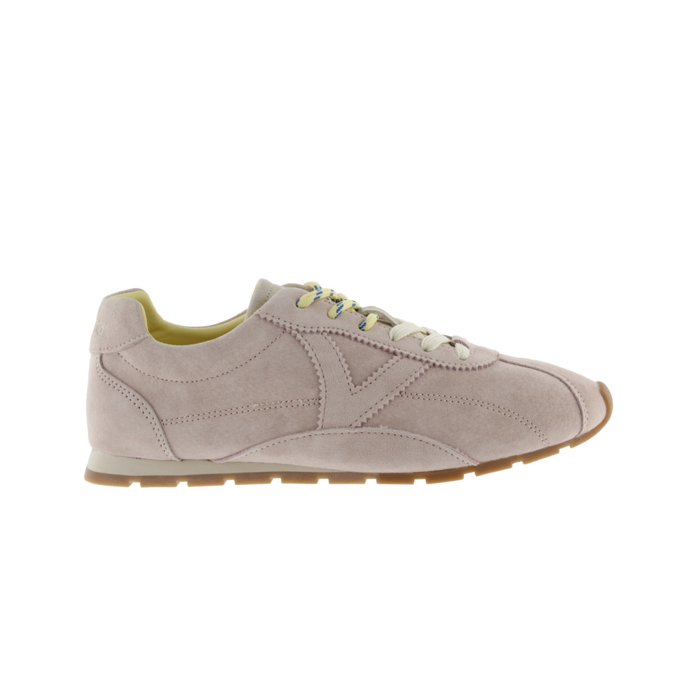 Victoria Aster Zapatillas de serraje con pespuntes marcados y doble cordón 1159102
