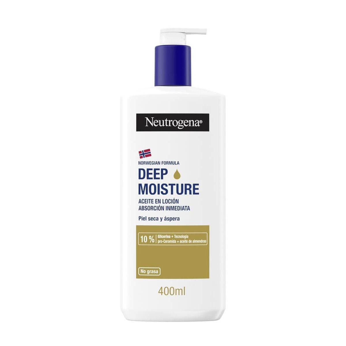 Neutrogena hidratación profunda aceite en loción 400ml