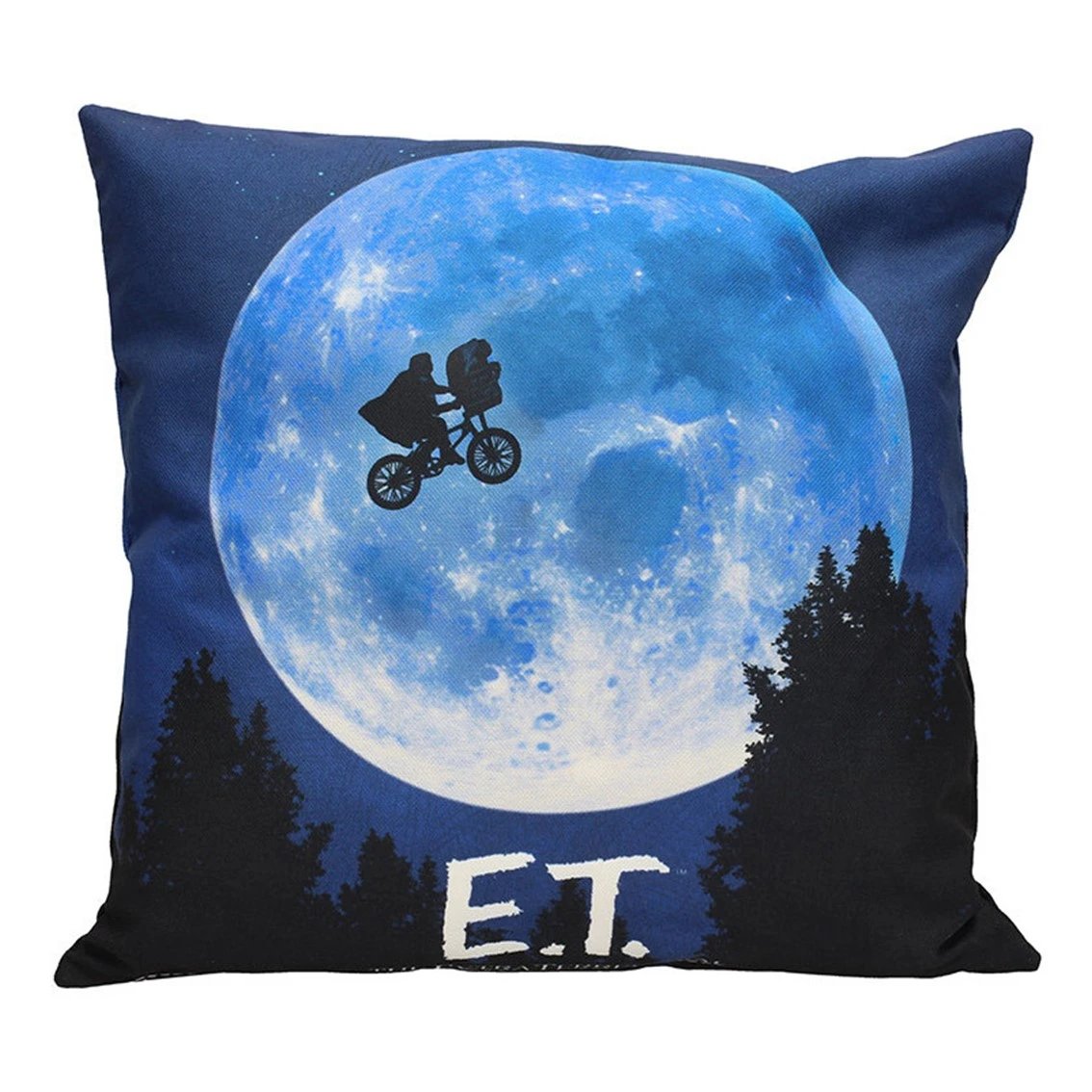 SD Toys - Cojín decorativo UNI24410 con ilustración de bicicleta volando frente a la luna para salón o habitación infantil, diseño artístico y cómodo