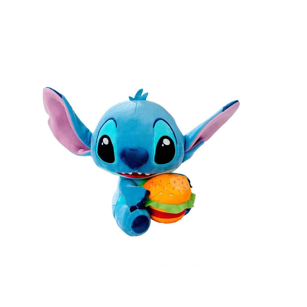 Peluche Stitch con hamburguesa 25cm (Smoby 6315870513)