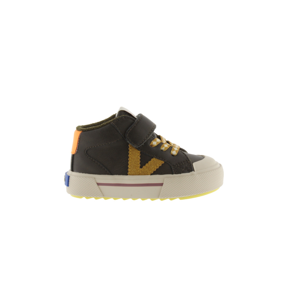 Victoria Tribu Zapatillas abotinadas de efecto piel con cordón elástico y tira adherente 1065198