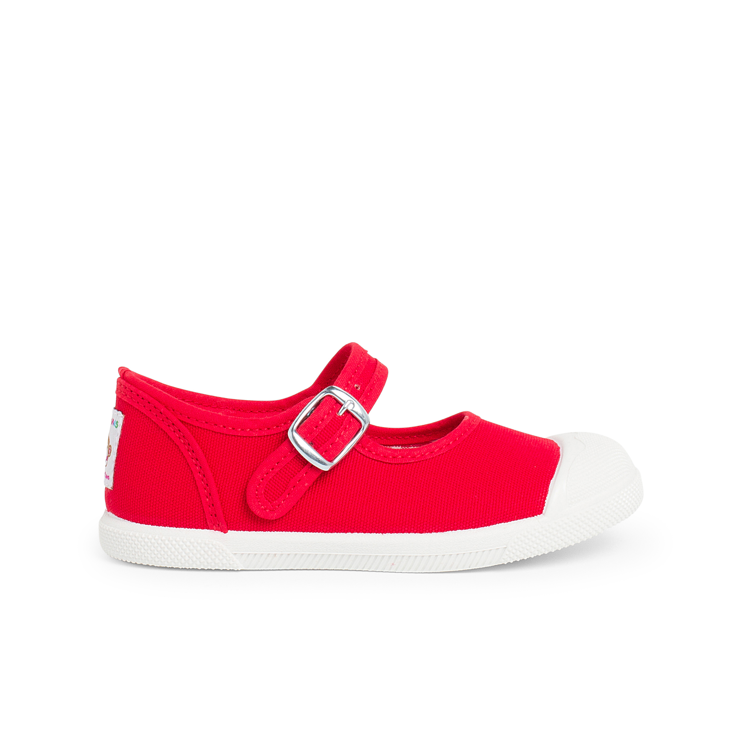 Pisamonas Zapatillas Lona Niña Con Hebilla Y Puntera De Goma