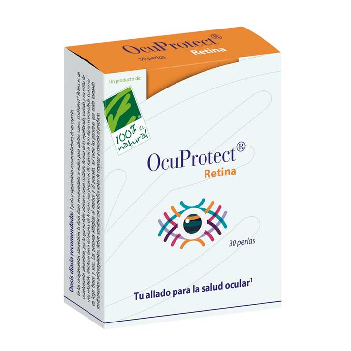 100% Natural Ocuprotect Retina 30 Perlas Blister