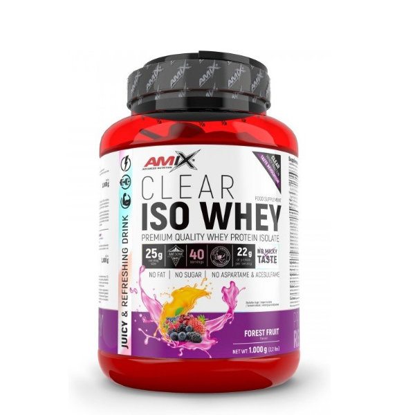 AMIX Clear Iso Whey - 1 kg Proteína Aislada de Suero