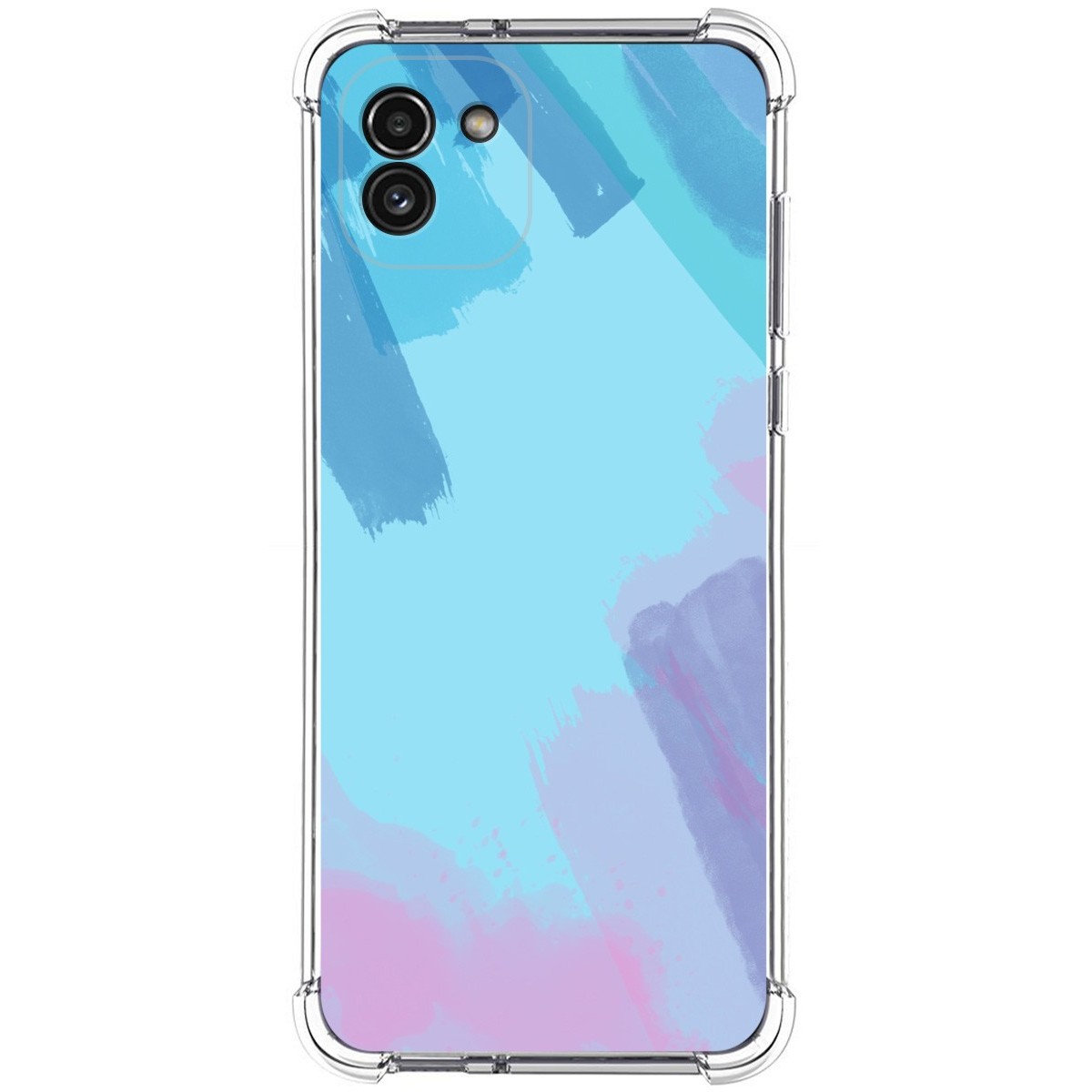 Funda Silicona Antigolpes para Samsung Galaxy A03 diseño Acuarela 10 Dibujos