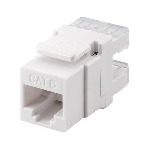 CABLEPELADO Keystone RJ45 hembra a TB110 Cat 6 UTP Blanco