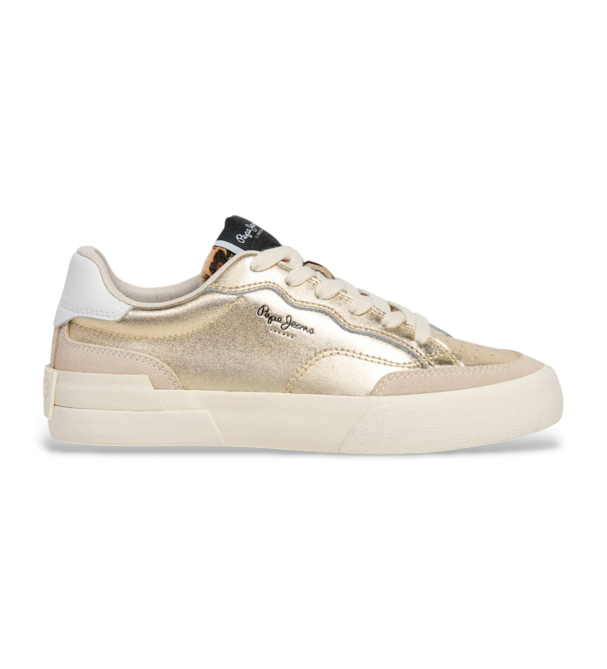 Pepe Jeans | Mujer | Zapatillas Milanlow dorado